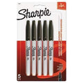 Sharpie® Fine Point Permanent Marker, Black, 5/Pack - Janitorial Superstore