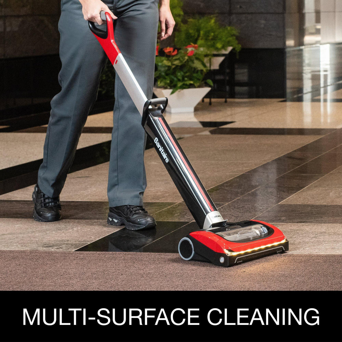 Sanitaire cordless vacuum for carpet and hard floor cleaning