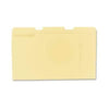 Universal® File Folders, 1/3 Cut Assorted, One-Ply Top Tab, Letter, Manila, 100/Box - Janitorial Superstore