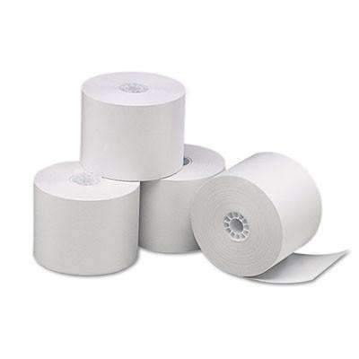 Universal® Single-Ply Thermal Paper Rolls, 2 1/4" x 85 ft, White, 3/Pack - Janitorial Superstore