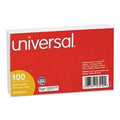 Universal® Ruled Index Cards, 3 x 5, White, 100/Pack - Janitorial Superstore