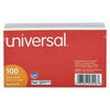 Universal® Index Cards, 3 x 5, Blue/Violet/Green/Cherry/Canary, 100/Pack - Janitorial Superstore