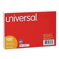 Universal® Ruled Index Cards, 4 x 6, White, 100/Pack - Janitorial Superstore