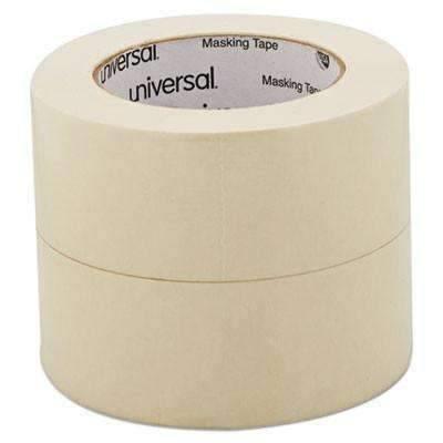 Universal® General Purpose Masking Tape, 48mm x 54.8m, 3" Core, 2/Pack - Janitorial Superstore