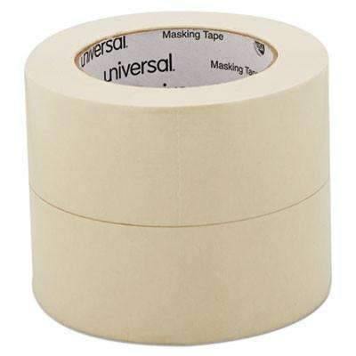 Universal® General Purpose Masking Tape, 48mm x 54.8m, 3" Core, 2/Pack - Janitorial Superstore