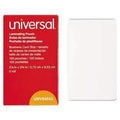 Universal® Clear Laminating Pouches, 5 mil, 2 1/4 X 3 3/4, Business Card Size, 100/Box - Janitorial Superstore