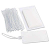 Universal® Clear Laminating Pouches, Luggage Tag Style, 5 mil, 2 1/2 x 4 1/4, 25/Pack - Janitorial Superstore