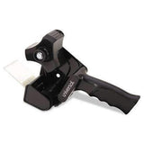 Universal® Handheld Box Sealing Tape Dispenser, 3" Core, Metal/Plastic, Black - Janitorial Superstore