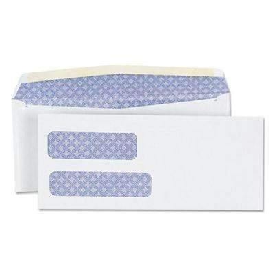 Double Window Check Envelope, 500/Box - Janitorial Superstore