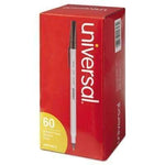 Economy Ballpoint Stick Oil-Based Pen, Black Ink, 60/Pack (UNV15613) - Janitorial Superstore