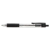 Economy Retractable Ballpoint Pen, Black Ink, 12 Pack - Janitorial Superstore