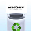 Vectair Wee-Screen 30 Day Linen Breeze Scented Bubble Urinal Screens with Splash Protection 5pk (WEE-SCRN LINEN) - Janitorial Superstore