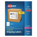 Full-Sheet Labels Ave 5165 with TrueBlock Technology, Laser, 8 1/2 x 11, White, 100/Box - Janitorial Superstore