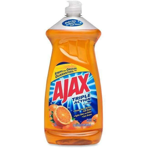 Ajax Dish Detergent, Orange Scent, Liquid, 28 oz. Bottle. 9 Cs - Janitorial Superstore