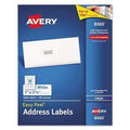 Avery® Easy Peel Mailing Address Labels, Inkjet, 1 x 2 5/8, White, 3000/Box - Janitorial Superstore