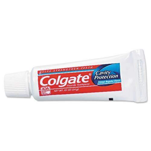Colgate Palmolive Toothpaste, Personal Size, .85oz Tube, Unboxed, 240/Carton - Janitorial Superstore