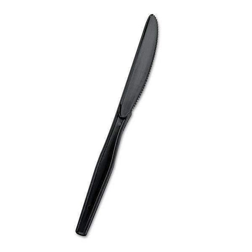 SmartStock® Black Heavy Weight Polystyrene Knife - Boxed 960cs - Janitorial Superstore