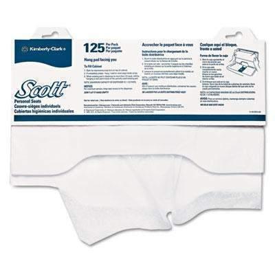 Scott 07410 Personal Sanitary Seat Covers, 15 X 18, Case of 3,000 - Janitorial Superstore