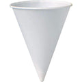 Rolled Rim Paper Cone Cup - 4.5 oz. 5,000 Cs - Janitorial Superstore