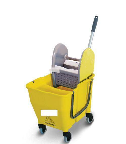 Double Bucket/Downpress Wringer Mopping System I - Janitorial Superstore