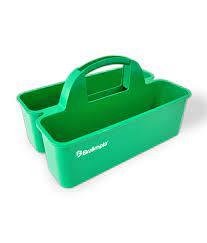 Bralimpia Carry Caddy for Cleaning Products, Spray Bottles, Water Bottles, Sports and great for Delivery Drivers, Fit on Janitorial Carts, Carry on for Crew Cleaner Green - Janitorial Superstore