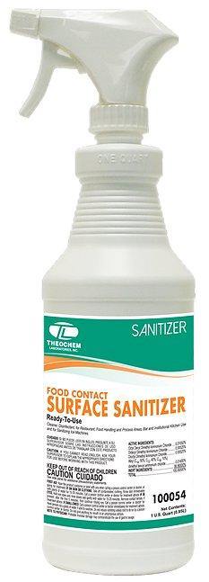 Theochem Food Contact RTU Surface Sanitizer - Janitorial Superstore