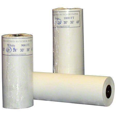 Dixie Converting 18"x900' White Butcher Paper Roll 40# Basis Weight 1 Roll - Janitorial Superstore