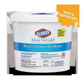 Clorox 30358 Healthcare Bleach Germicidal Wipes, 110 Count Container, 2 Case - Janitorial Superstore