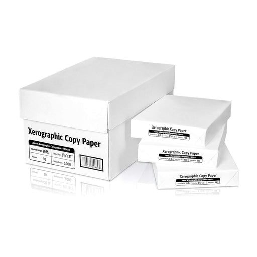 Multipurpose Copy Paper, 8.5" x 11", 20 lbs, 95 Brightness, 5,000/Case - Janitorial Superstore