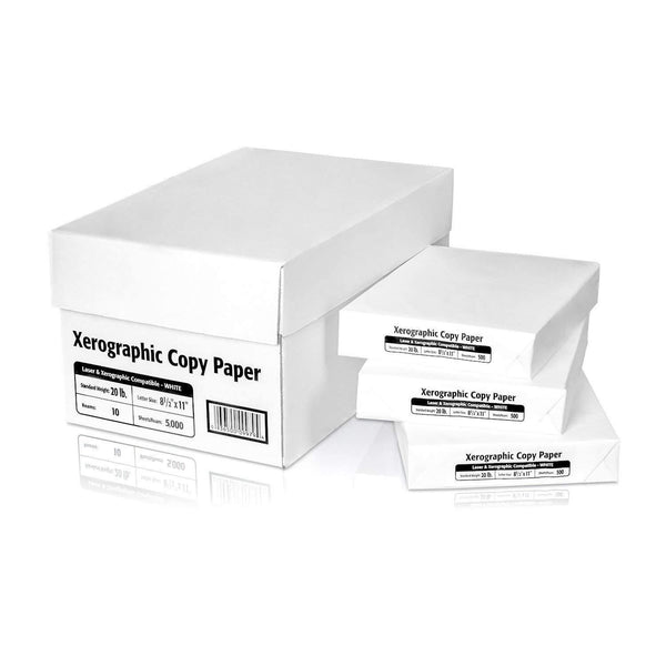 Multipurpose Xerographic Copy Paper, 8.5 x 11, 20 lbs, 95 Brightness —  Janitorial Superstore
