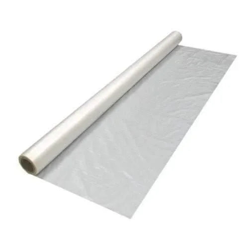40" x 300' White Embossed Poly Tablecover - Janitorial Superstore