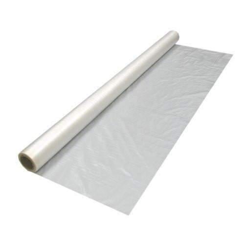 40" x 300' White or Red Embossed Poly Tablecover - Janitorial Superstore