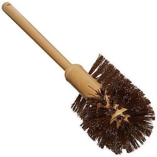 Rubbermaid Commercial Toilet Bowl Brush with Plastic Handle, Brown - Janitorial Superstore
