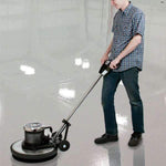 EDIC 17DS3-BK-SV Saturn Dual Speed Floor Machine Black/Pad Holder Included - Janitorial Superstore