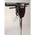 EDIC 17DS3-BK-SV Saturn Dual Speed Floor Machine Black/Pad Holder Included - Janitorial Superstore