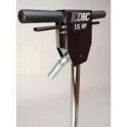 EDIC 17DS3-BK-SV Saturn Dual Speed Floor Machine Black/Pad Holder Included - Janitorial Superstore