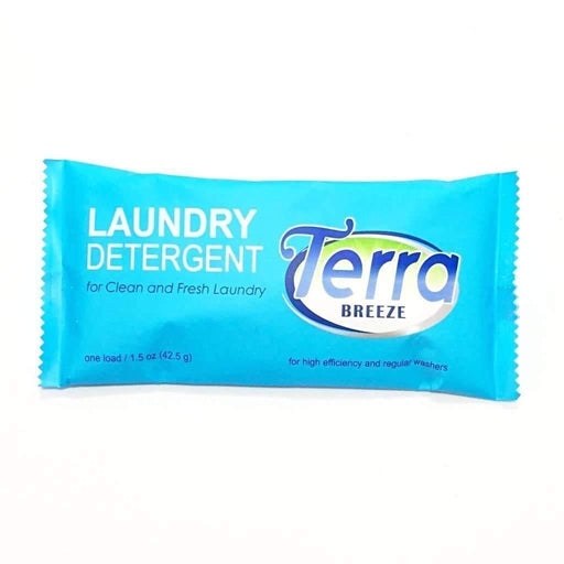 Terra Breeze Laundry Detergent Powder, 1.5 oz Packet, 150 Pack - Janitorial Superstore
