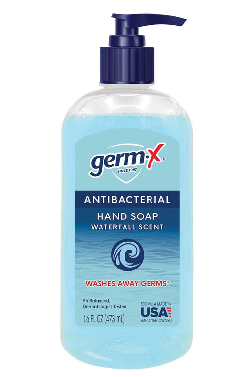 Germ-X® Waterfall Scent 16 oz Antibacterial Liquid Hand Soap - Janitorial Superstore